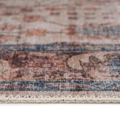 Flatwoven Washable Earthy Flora Runner Rug - Shannon -Kukoon Rugs Store renuu shannon 06379 b1877b63 37f1 44a5 90bc 9b13f4a7784e