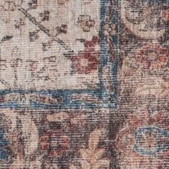 Flatwoven Washable Earthy Flora Runner Rug - Shannon -Kukoon Rugs Store renuu shannon 06382 f4fd4fc3 8ebd 4d61 9140 805ae979342a