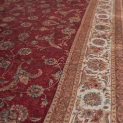 Red Elegant Washable Runner Rug - Talia -Kukoon Rugs Store renuu talia 04521 detail