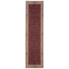 Red Elegant Washable Runner Rug - Talia -Kukoon Rugs Store renuu talia 0998 RRL overhead sq