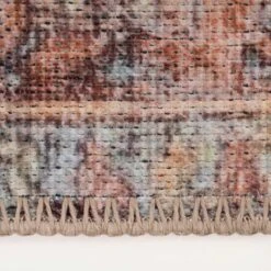 Flatwoven Washable Distressed Terracotta Aztec Runner - Yana 13 Flatwoven Washable Distressed Terracotta Aztec Runner - Yana -Kukoon Rugs Store renuu yana terra RR bedroom willow cottage for web 5B2 5D