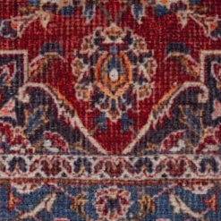 Flatwoven Washable Red Oriental Runner - Tullow -Kukoon Rugs Store renuu yullow 08686 2