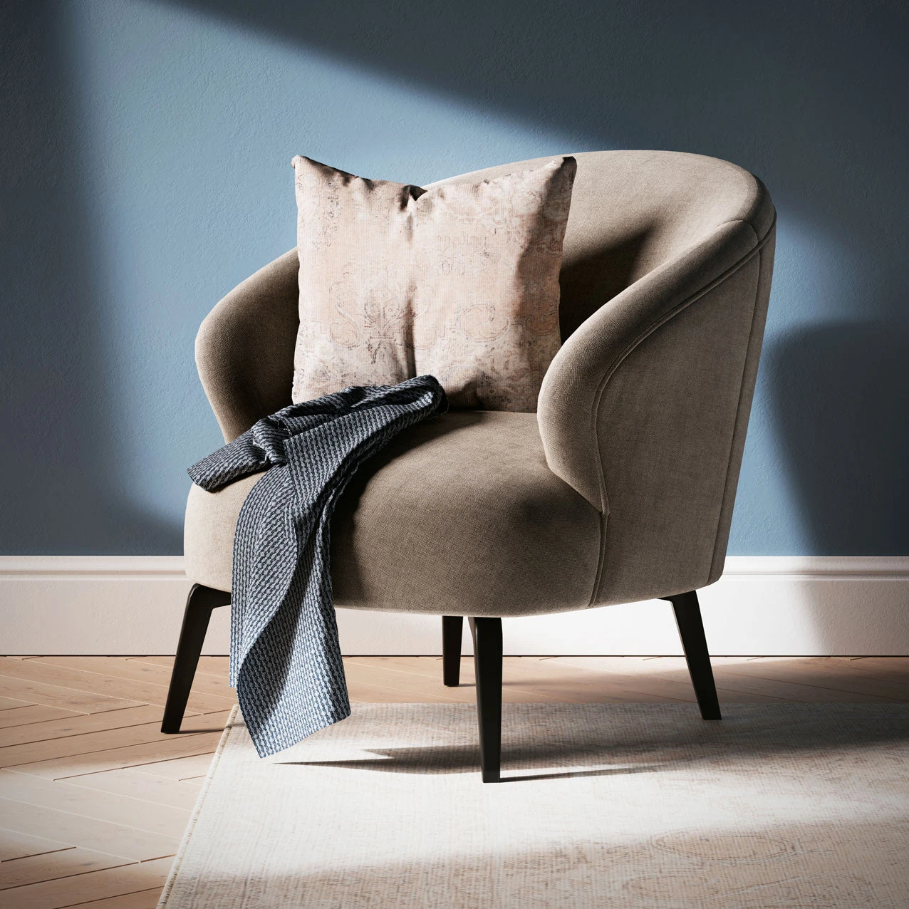 Flatwoven Washable Traditional Distressed Beige Rug - Zoe 21 Flatwoven Washable Traditional Distressed Beige Rug - Zoe - Image 19