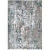 Soft Modern Blue Grey Painted Canvas Effect Rugs - Artist -Kukoon Rugs Store riveria artist blue 8