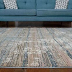 Soft Modern Blue Distressed Scratched Effect Rugs - Scatter 22 Soft Modern Blue Distressed Scratched Effect Rugs - Scatter -Kukoon Rugs Store riveria scatter blue 6 5B2 5D
