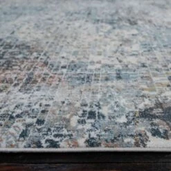 Soft Modern Blue Distressed Abstract Hall Runner Rugs -Kukoon Rugs Store riveria 20Runner 20Rugs 20azq 20 105 5B3 5D