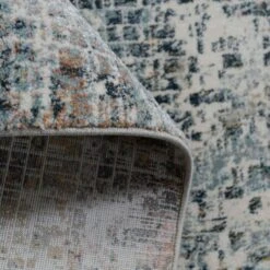 Soft Modern Blue Distressed Abstract Hall Runner Rugs -Kukoon Rugs Store riveria 20Runner 20Rugs 20azq 20 105 5B4 5D