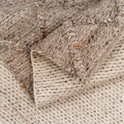 Handmade Beige Trellis Wool Area Rug - Diamond 16 Handmade Beige Trellis Wool Area Rug - Diamond -Kukoon Rugs Store rowan diamond beige 7695 5B4 5D