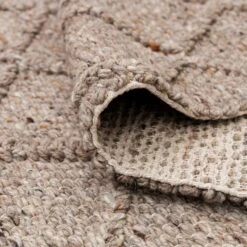 Handmade Beige Trellis Wool Area Rug - Diamond 17 Handmade Beige Trellis Wool Area Rug - Diamond -Kukoon Rugs Store rowan diamond beige 7695 5B5 5D