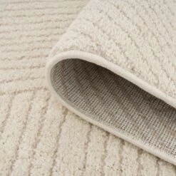 Cream Carved Area Rug - Affa -Kukoon Rugs Store sofia affa 05108