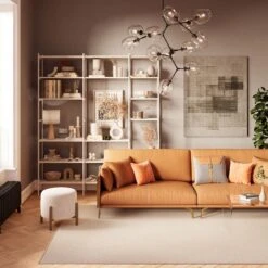 Cream Carved Area Rug - Affa -Kukoon Rugs Store sofia affa for web