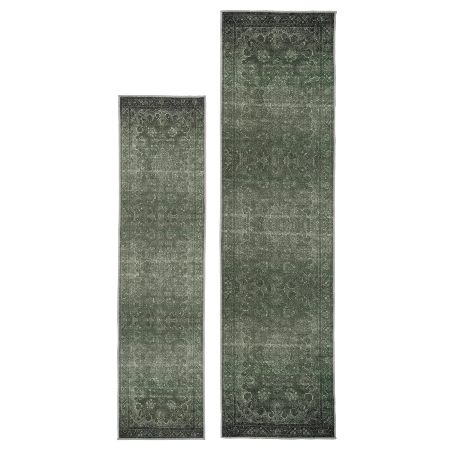 Soft Washable Green Medallion Rug - Maisie 13 Soft Washable Green Medallion Rug - Maisie - Image 11