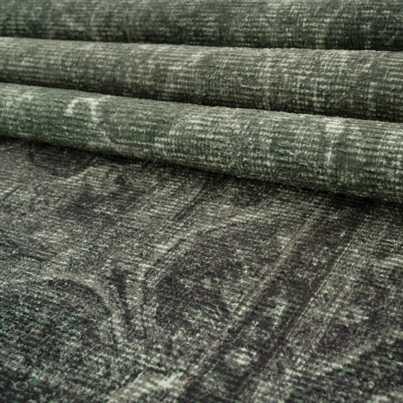 Soft Washable Green Medallion Rug - Maisie 7 Soft Washable Green Medallion Rug - Maisie - Image 5