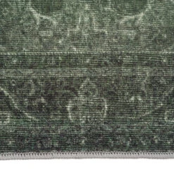 Soft Washable Green Medallion Rug - Maisie 20 Soft Washable Green Medallion Rug - Maisie -Kukoon Rugs Store soft washable Maisie detail 2