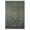 Soft Washable Green Medallion Rug - Maisie -Kukoon Rugs Store soft washable Maisie overhead SQ
