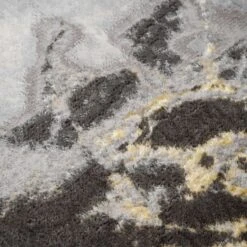 Modern Grey Marble Textured Area Rug - Strike -Kukoon Rugs Store strike grey 5280 5B4 5D
