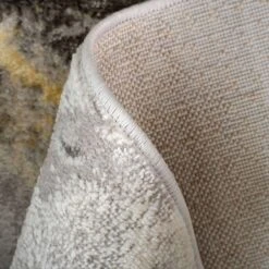 Modern Grey Marble Textured Area Rug - Strike -Kukoon Rugs Store strike grey 5280 5B5 5D