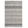Grey Striped Loop Pile Rug -Kukoon Rugs Store symphony grace grey 09554 overhead sq