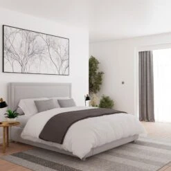 Grey Striped Loop Pile Rug -Kukoon Rugs Store symphony grace grey final