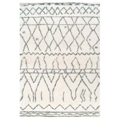 Super Soft Boho Moroccan Shaggy Rug - Bannon