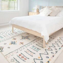 Super Soft Tribal Berber Shaggy Rug -Kukoon Rugs Store traveller mable multi 1926 5B1 5D