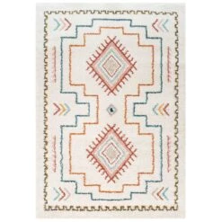 Super Soft Aztec Berber Shaggy Rug - Mallory