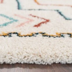 Super Soft Aztec Berber Shaggy Rug - Mallory -Kukoon Rugs Store traveller mallory multi 1503 5B2 5D