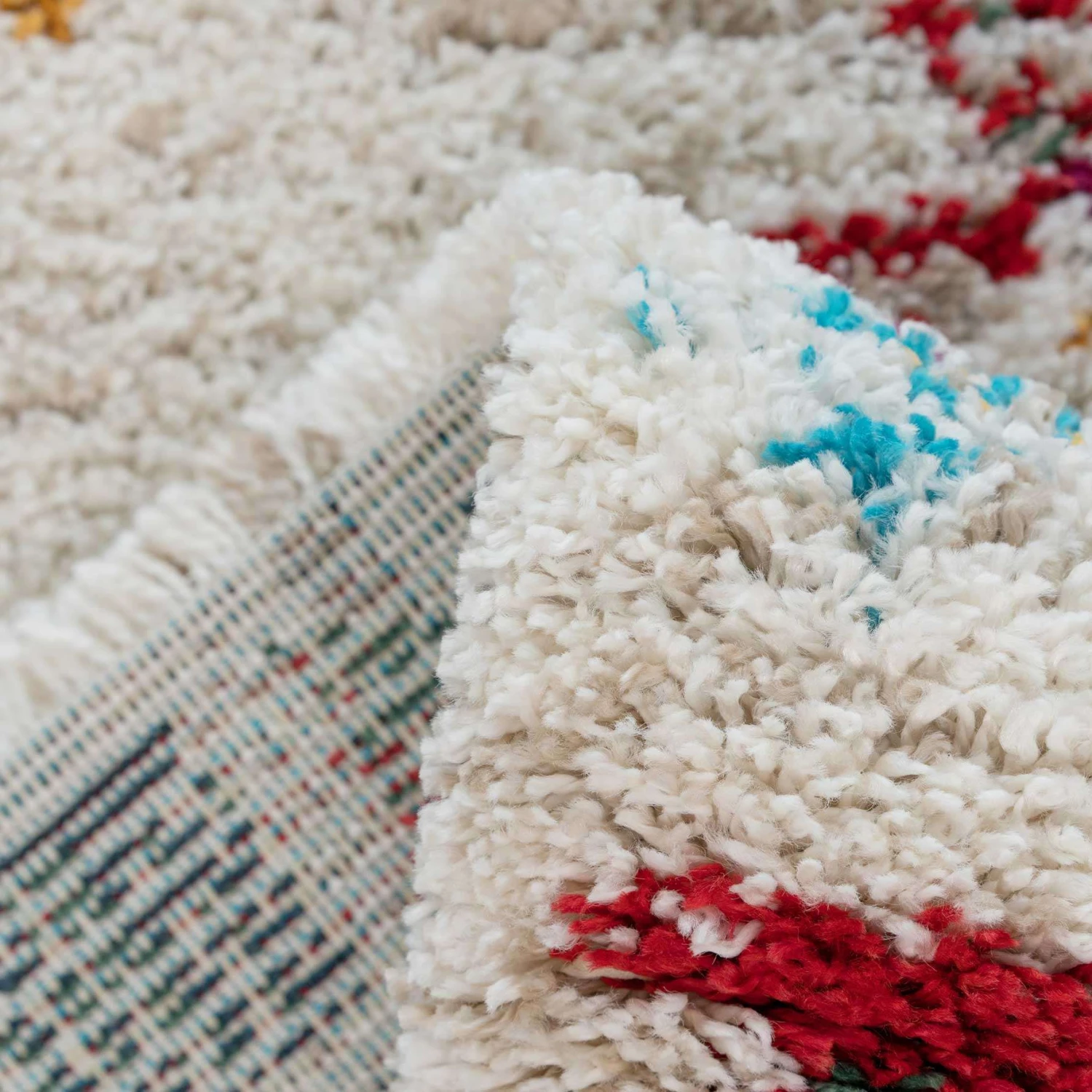Super Soft Diamond Shaggy Rug - Neroli 7 Super Soft Diamond Shaggy Rug - Neroli - Image 5