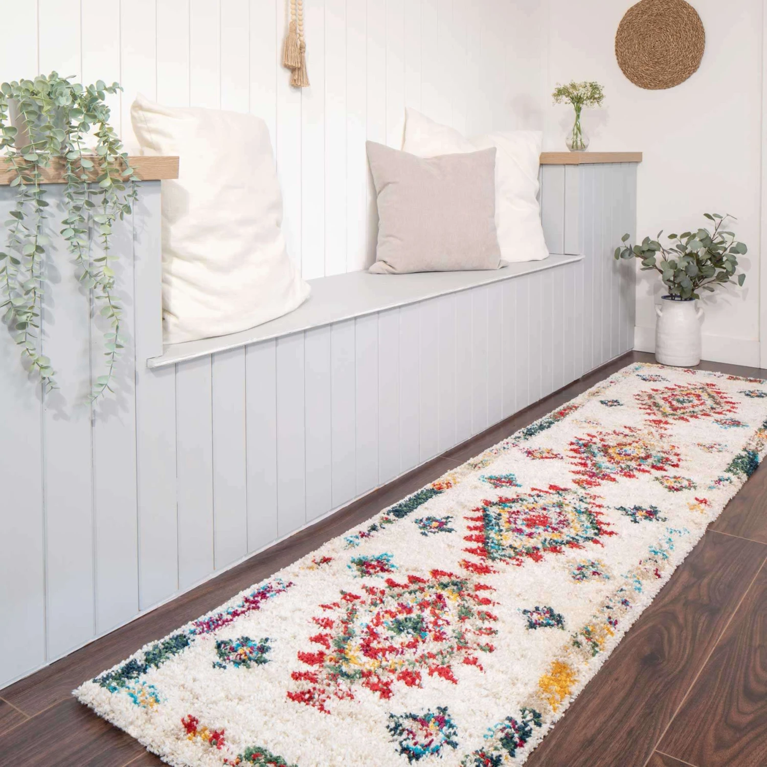 Super Soft Diamond Shaggy Rug - Neroli 9 Super Soft Diamond Shaggy Rug - Neroli - Image 7