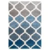 Fresh Trellis Blue Living Room Rug - Topaz 1 Fresh Trellis Blue Living Room Rug - Topaz -Kukoon Rugs Store trellis blue 9983