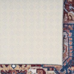 Washable Distressed Earthy Vintage Rug - Bonnie -Kukoon Rugs Store verona bonnie 02239