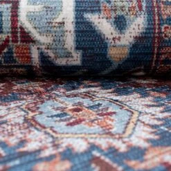 Washable Distressed Earthy Vintage Rug - Bonnie -Kukoon Rugs Store verona bonnie 02248