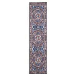 Washable Distressed Earthy Vintage Rug - Bonnie -Kukoon Rugs Store verona bonnie 04693 RR overhead