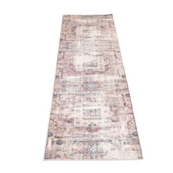 Washable Rustic Oriental Runner Rug - Eliza 15 Washable Rustic Oriental Runner Rug - Eliza -Kukoon Rugs Store verona eliza 02295