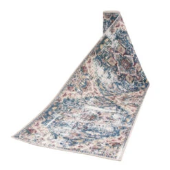 Washable Vintage Blue Distressed Rug - Lyra -Kukoon Rugs Store verona lyra 02328 b6324ada 480c 4d10 81fa 83201dad237a