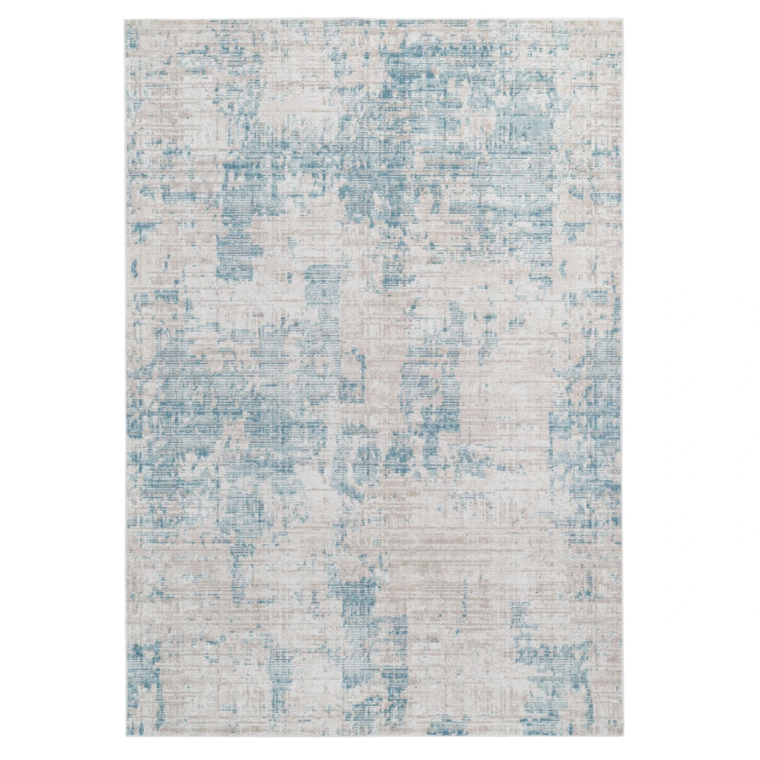 Washable Duck Egg Distressed Area Rug - Maya 3 Washable Duck Egg Distressed Area Rug - Maya