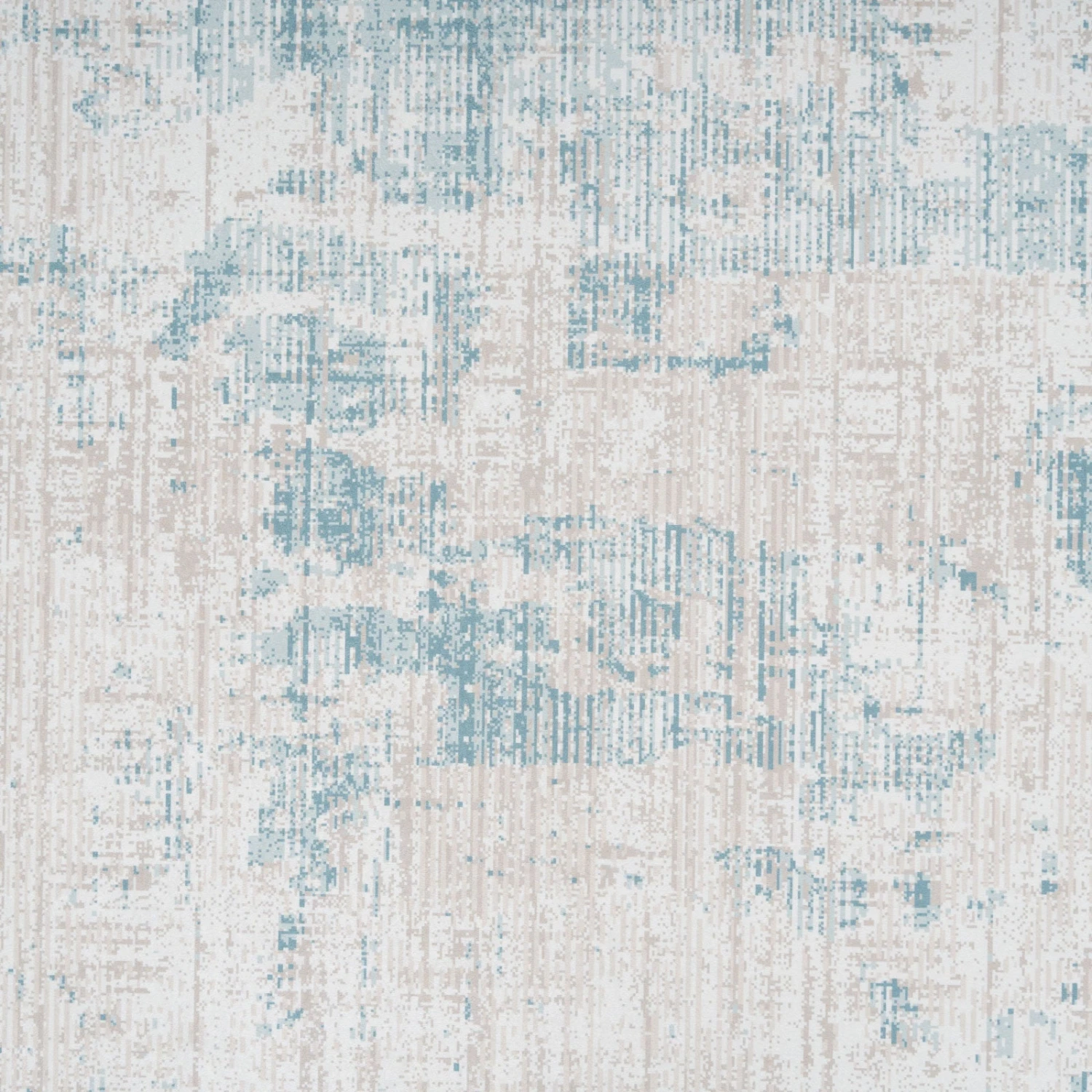 Washable Duck Egg Distressed Area Rug - Maya 7 Washable Duck Egg Distressed Area Rug - Maya - Image 5