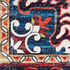 Washable Terracotta Kazak Runner Rug - Pippa 16 Washable Terracotta Kazak Runner Rug - Pippa -Kukoon Rugs Store verona pippa 02265