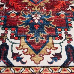 Washable Terracotta Kazak Area Rug - Pippa 13 Washable Terracotta Kazak Area Rug - Pippa -Kukoon Rugs Store verona pippa 02268
