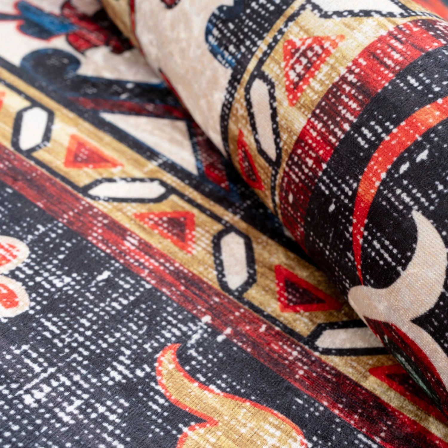 Washable Terracotta Kazak Runner Rug - Pippa 10 Washable Terracotta Kazak Runner Rug - Pippa - Image 8