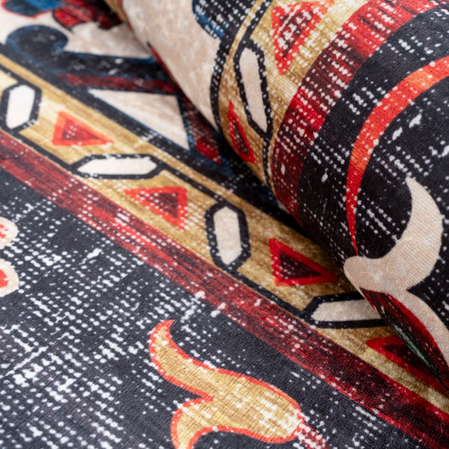 Washable Terracotta Kazak Area Rug - Pippa 9 Washable Terracotta Kazak Area Rug - Pippa - Image 7