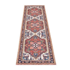 Washable Terracotta Kazak Runner Rug - Pippa 19 Washable Terracotta Kazak Runner Rug - Pippa -Kukoon Rugs Store verona pippa 02313