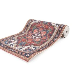 Washable Terracotta Kazak Area Rug - Pippa 18 Washable Terracotta Kazak Area Rug - Pippa -Kukoon Rugs Store verona pippa 02345
