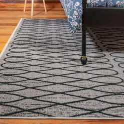 Luxury Modern Mottled Grey Rug -Kukoon Rugs Store vincent grey 7331
