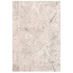 Modern Silver Abstract Living Room Rug - Vincent