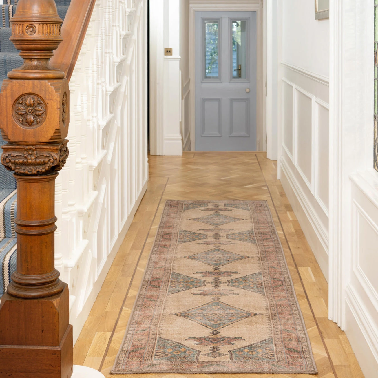 Soft Washable Multicolour Moroccan Runner - Coralie 5 Soft Washable Multicolour Moroccan Runner - Coralie - Image 3