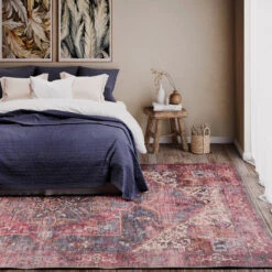 Soft Washable Multicolour Rug - Delphine -Kukoon Rugs Store washable Delphine room web 1