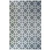 Art Deco Grey Woven Sustainable Recycled Cotton Rug - Wells -Kukoon Rugs Store wells grey 8034