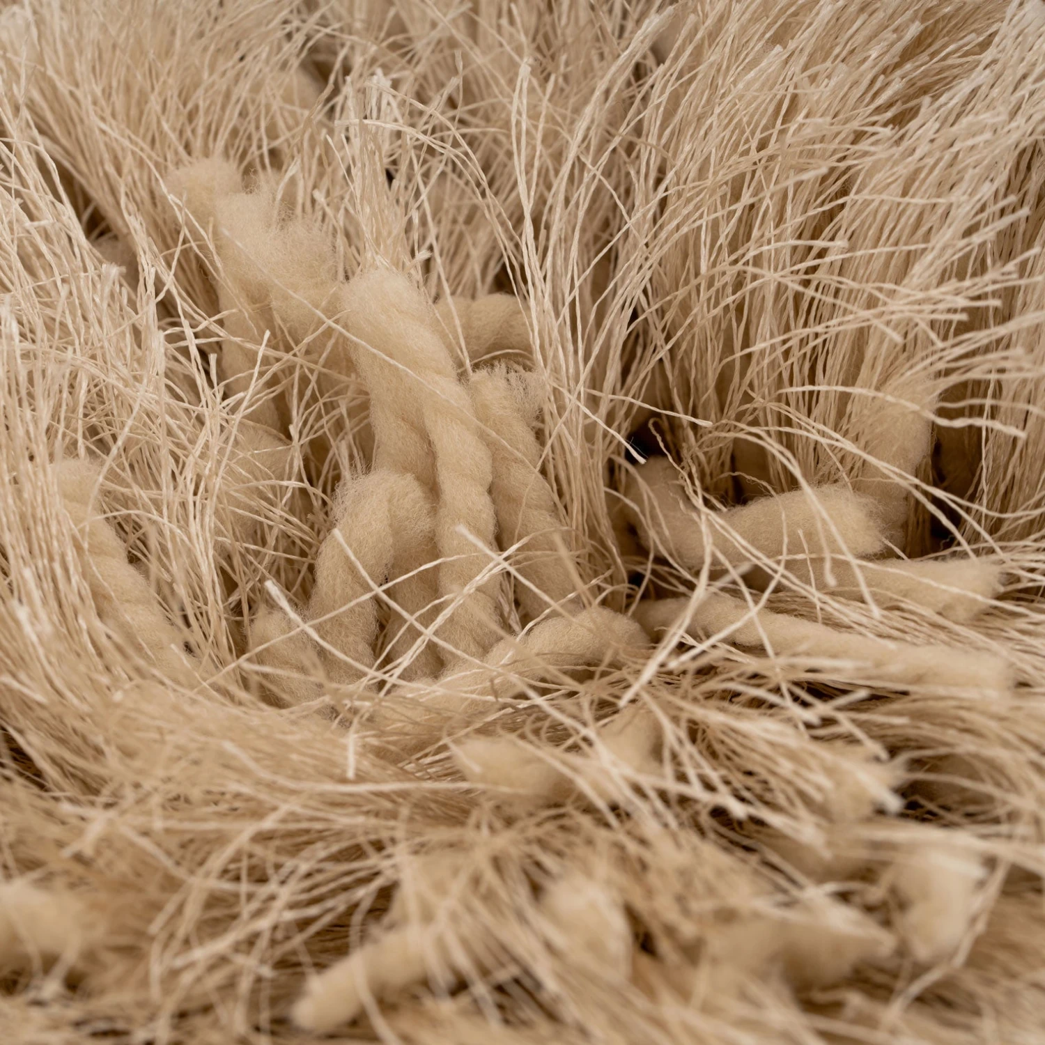 Plush Soft Cream Shaggy Area Rug - Zia 9 Plush Soft Cream Shaggy Area Rug - Zia - Image 7