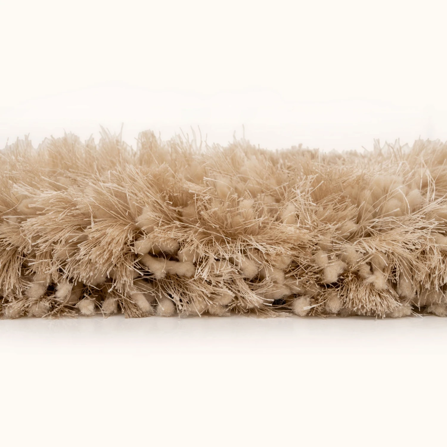 Plush Soft Cream Shaggy Area Rug - Zia 11 Plush Soft Cream Shaggy Area Rug - Zia - Image 9